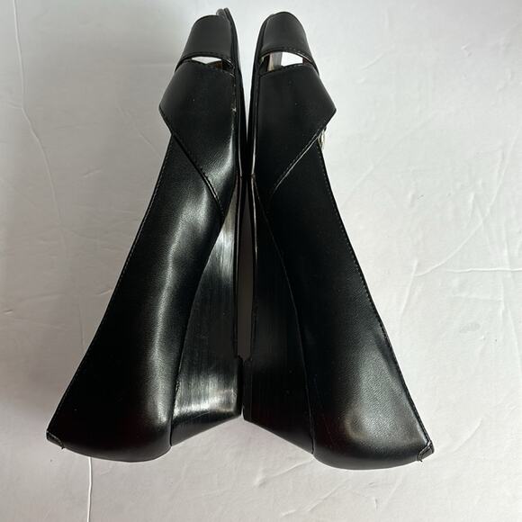 Nine West Adrio Peeptoe Wedge Pumps  Women’s Size 7 - Picture 5 of 8